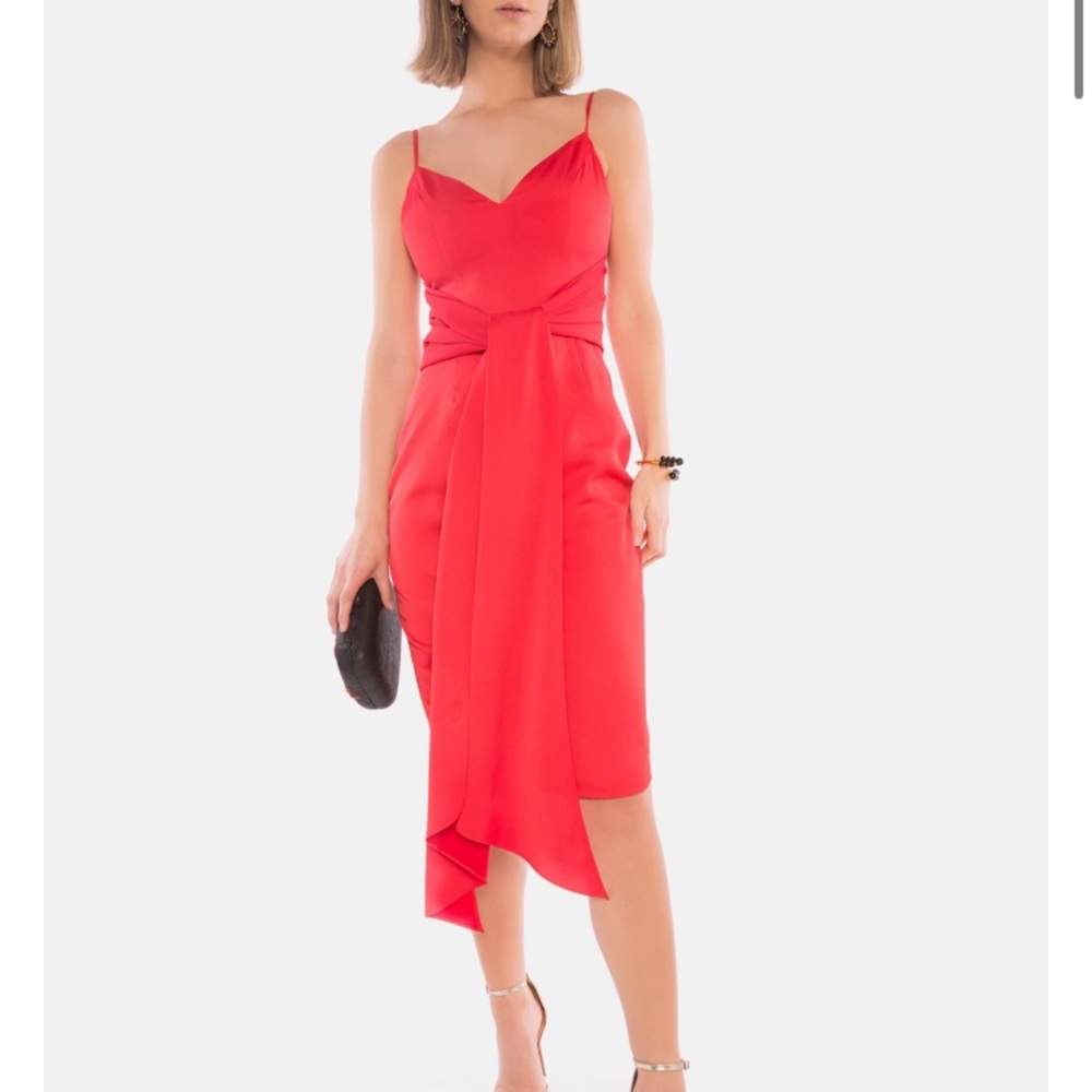 Misha Collection Danielle Midi Dress SZ 6 NWT